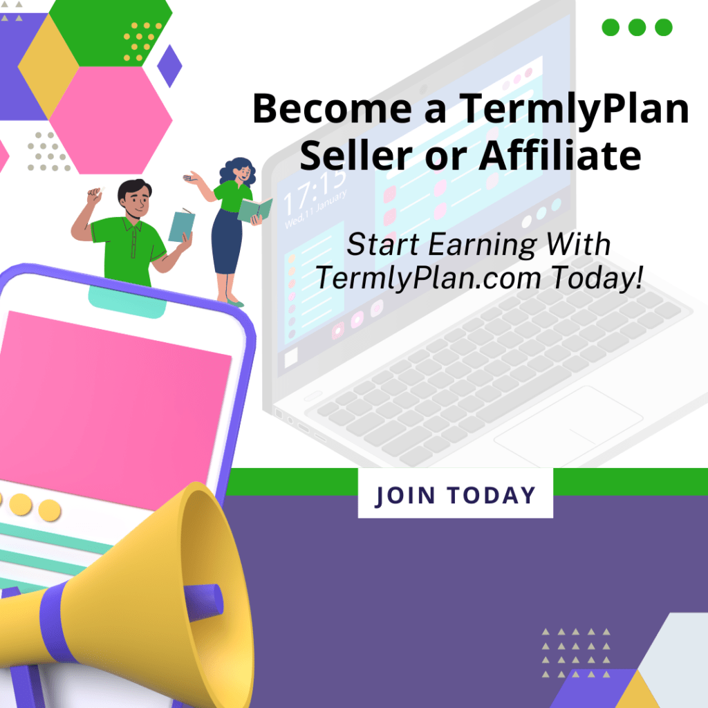 Become TermlyPlan Seller or Affiliate